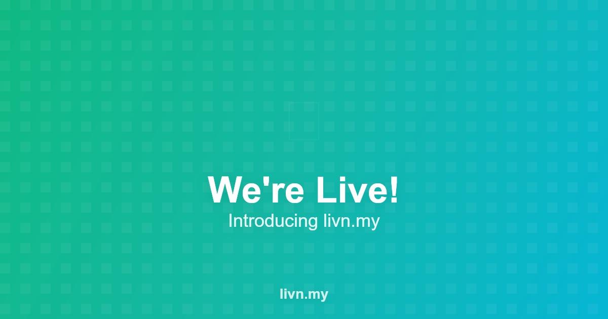 We're Live! Introducing livn.my